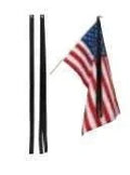 Black Nylon Mourning Streamer