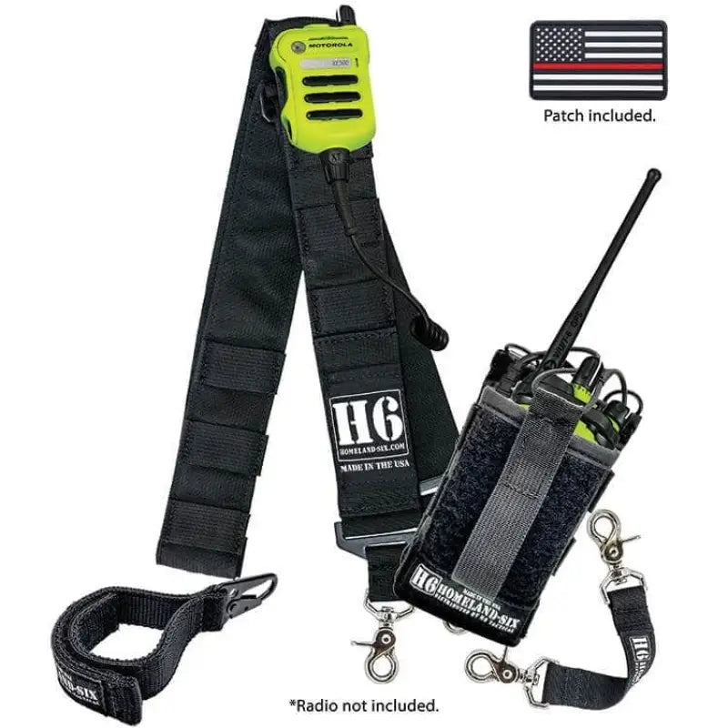 H6 FRONTLINE RADIO STRAP KIT (BLACK)