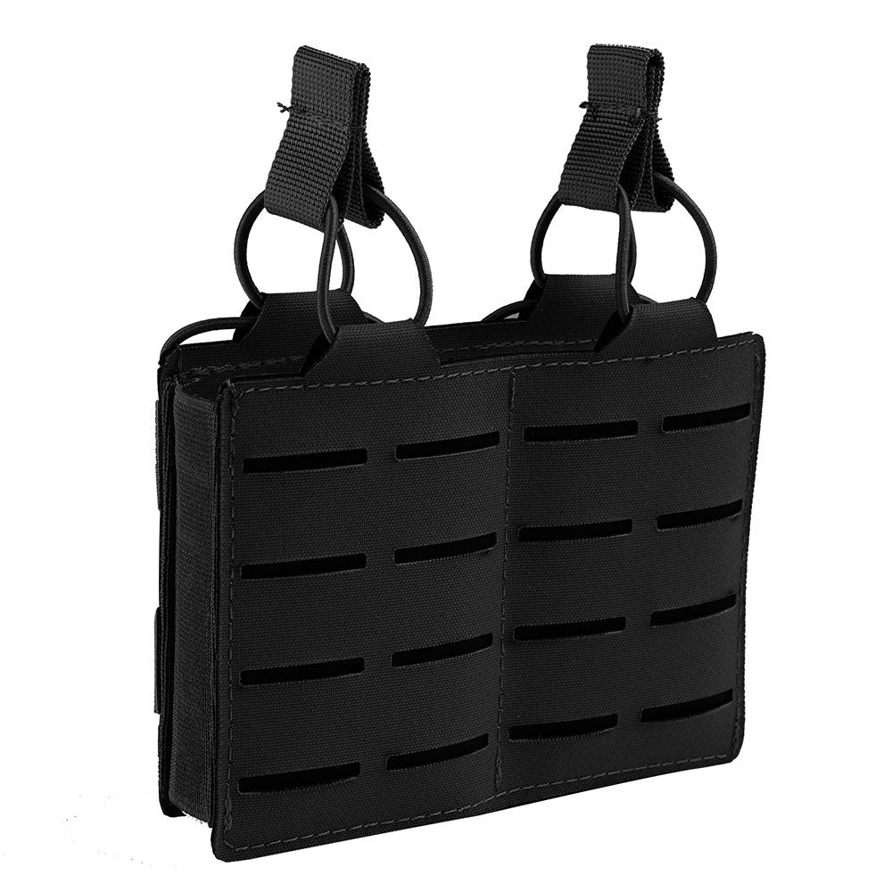Tactical Molle Mag Pouch, Single Double Triple Nylon 5.56mm 7.62mm Open Top Rifle Magazine Holder for AR-15 M4 M14 M16 G36 HK416
