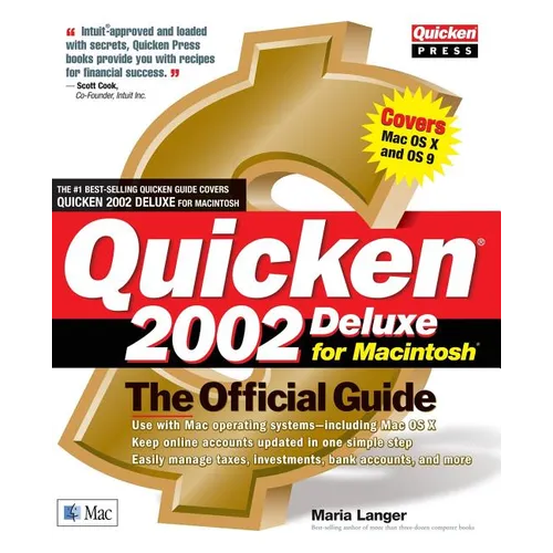Quicken 2002 Deluxe for Macintosh: The Official Guide - Paperback