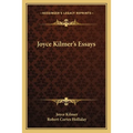 Joyce Kilmer's Essays - Paperback