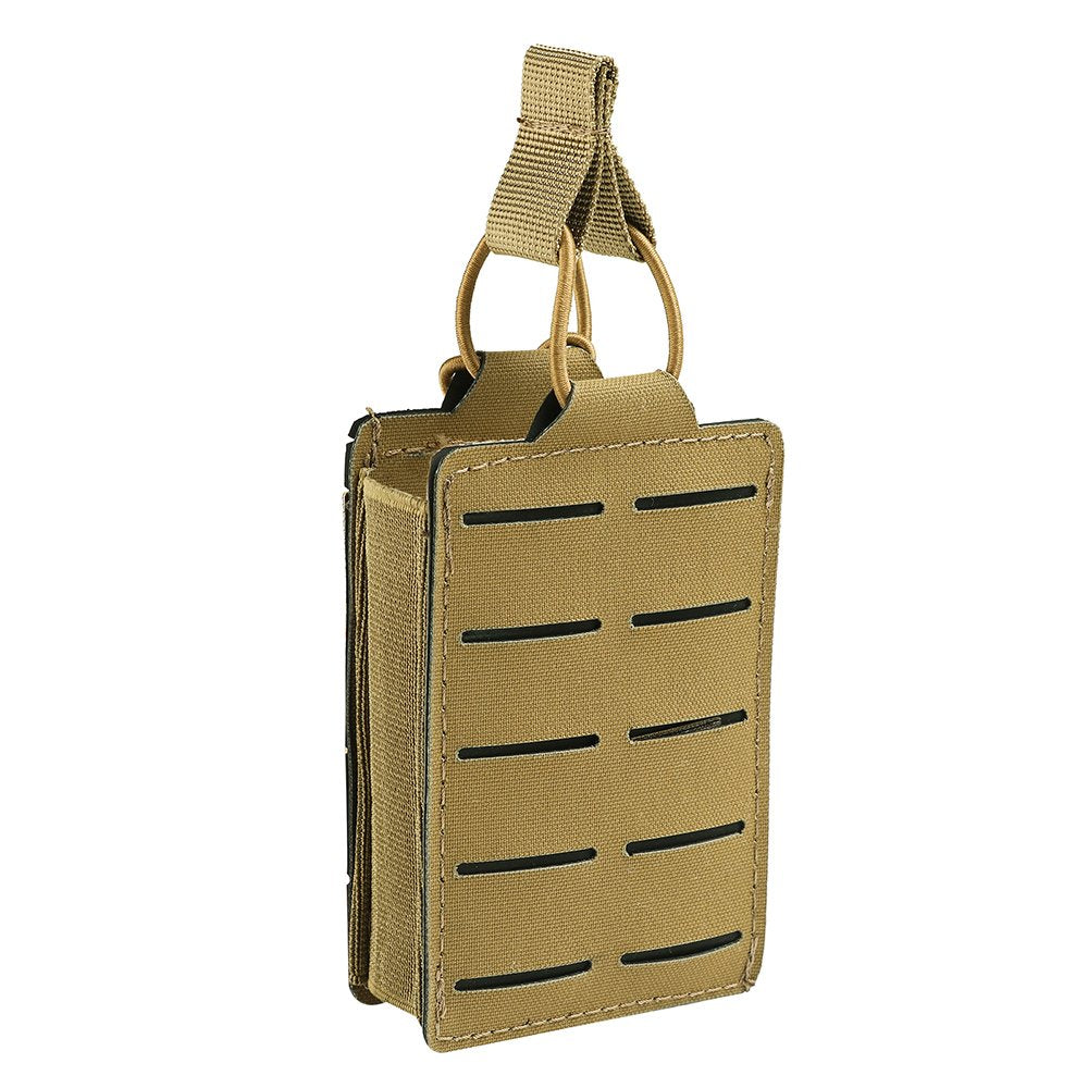 Tactical Molle Mag Pouch, Single Double Triple Nylon 5.56mm 7.62mm Open Top Rifle Magazine Holder for AR-15 M4 M14 M16 G36 HK416