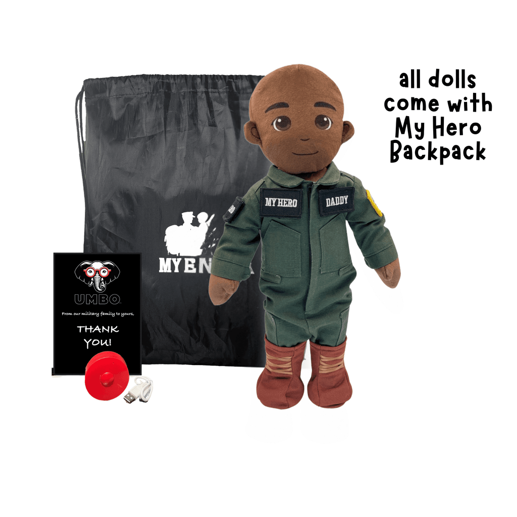 Pilot Daddy Doll | Military Doll in Flight Suit | Recordable