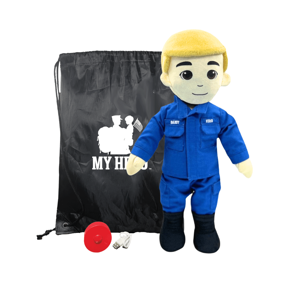 Coast Guard Daddy Doll | Military Doll | Recordable Gift