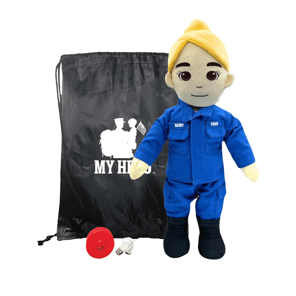 Coast Guard Daddy Doll | Military Doll | Recordable Gift