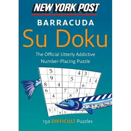 New York Post Barracuda Su Doku: 150 Difficult Puzzles - Paperback