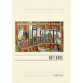 Vintage Lined Notebook Greetings from Santa Rosa, California - Paperback