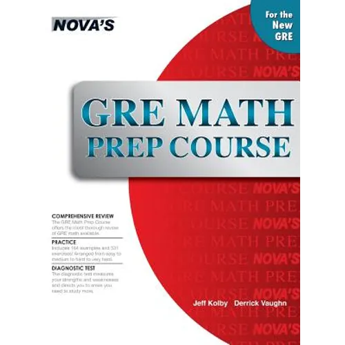 GRE Math Prep Course - Hardcover