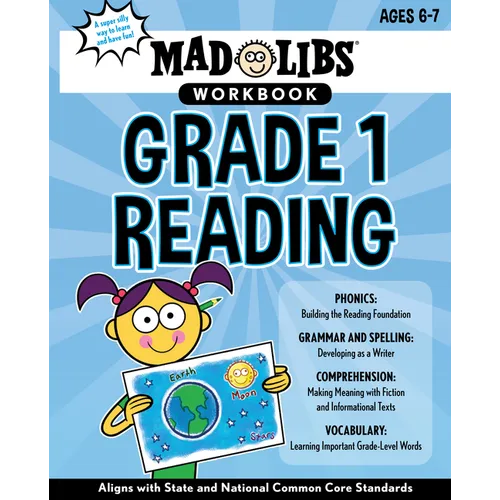 Mad Libs Workbook: Grade 1 Reading: Aligns with State and National Common Core Standards - Paperback
