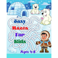Easy Mazes For Kids: Activity mazes book, Ages 4-8 - Paperback