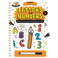 Help with Homework Letters & Numbers: Giant Wipe-Clean Workbook for 3+ Year-Olds - Spiral