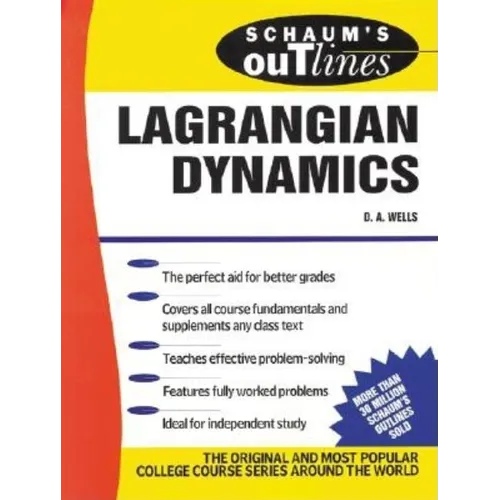 Schaum's Outline of Lagrangian Dynamics - Paperback
