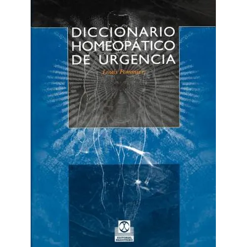 Diccionario Homeopatico de Urgencia - Paperback