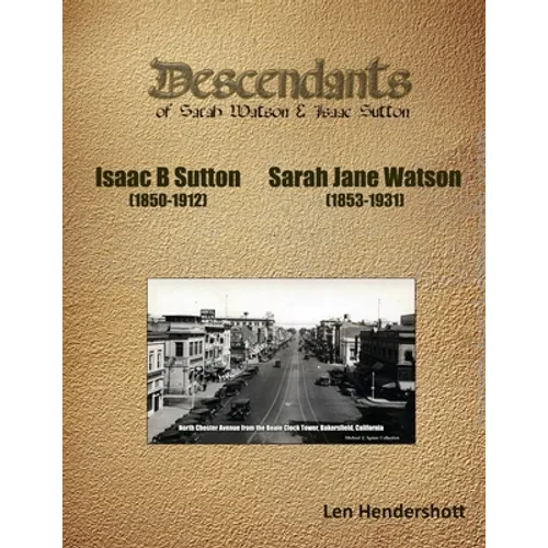 Descendants of Sarah Watson - Paperback