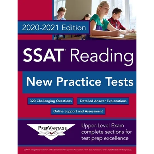 SSAT Reading: New Practice Tests, 2020-2021 Edition - Paperback