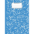 Marble Notebook A4: Blue Marble College Ruled Journal - Paperback