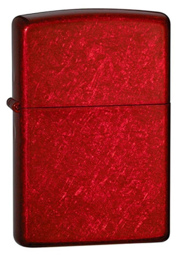 Zippo Candy Apple Red Lighter, Translucent Coating #21063
