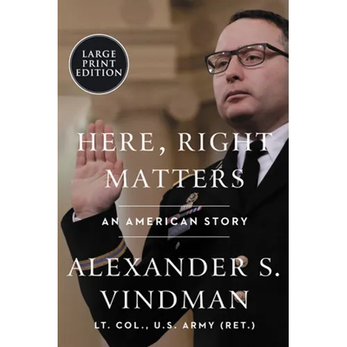 Here, Right Matters: An American Story - Paperback