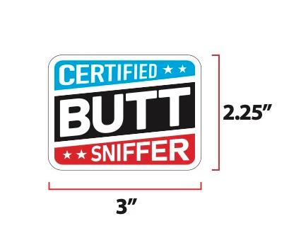 Certified Butt Sniffer Morale Patch