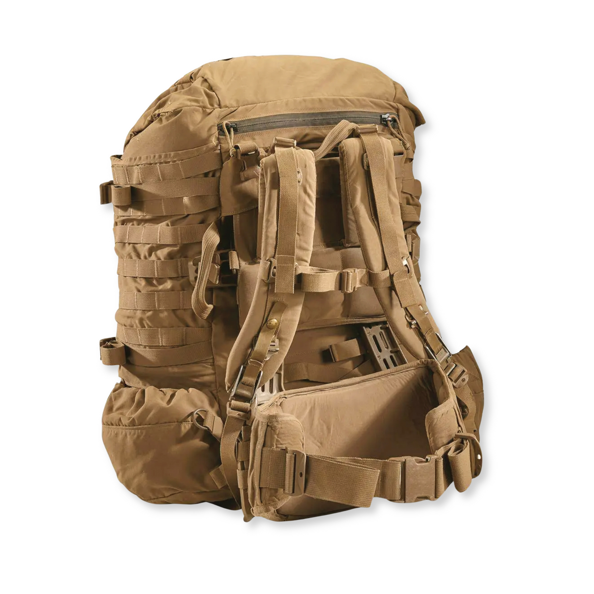 USMC Pack System FILBE Coyote Rucksack – Complete Set (Genuine U.S. Military Issue) - USED