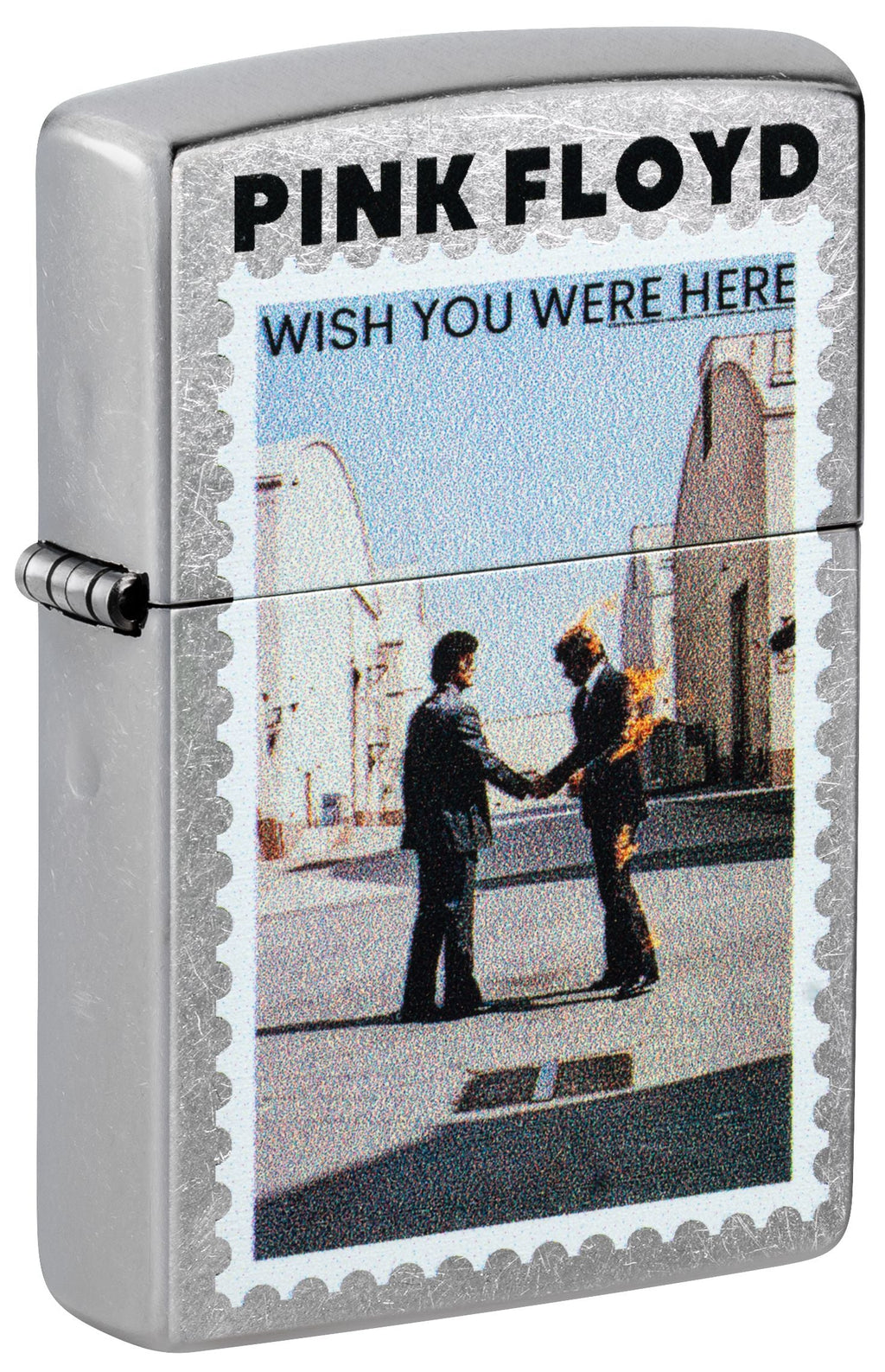 Zippo Pink Floyd Wish You Were Here Street Chrome Lighter #47240