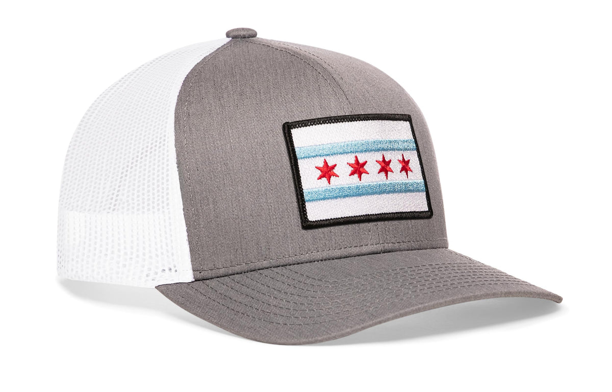 Chicago Flag Trucker Hat  |  City Snapback