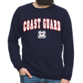 Coast Guard Arch Seal Long Sleeve T-Shirt (Navy)