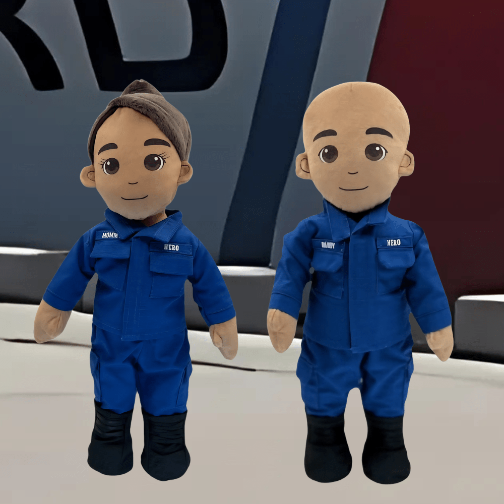 Coast Guard Daddy Doll | Military Doll | Recordable Gift