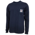 Coast Guard Seal Logo Long Sleeve Pocket T-Shirt