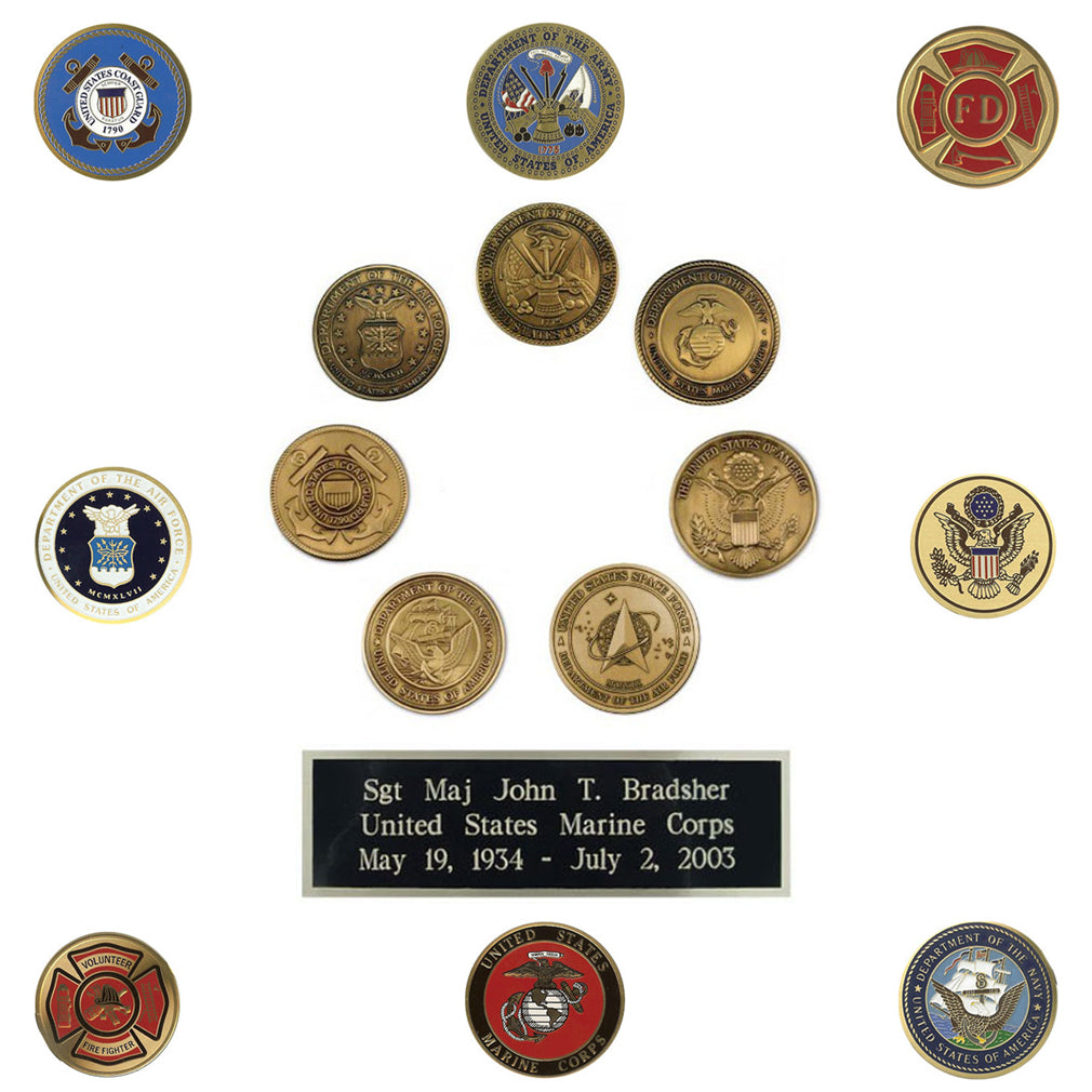 Combo of Medal and Name Plate
