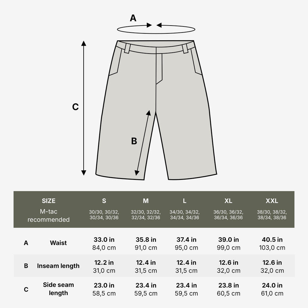 M-Tac Tactical Shorts Conquistador Flex