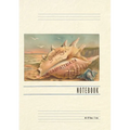 Vintage Lined Notebook Conch Shell Greetings from Carpinteria