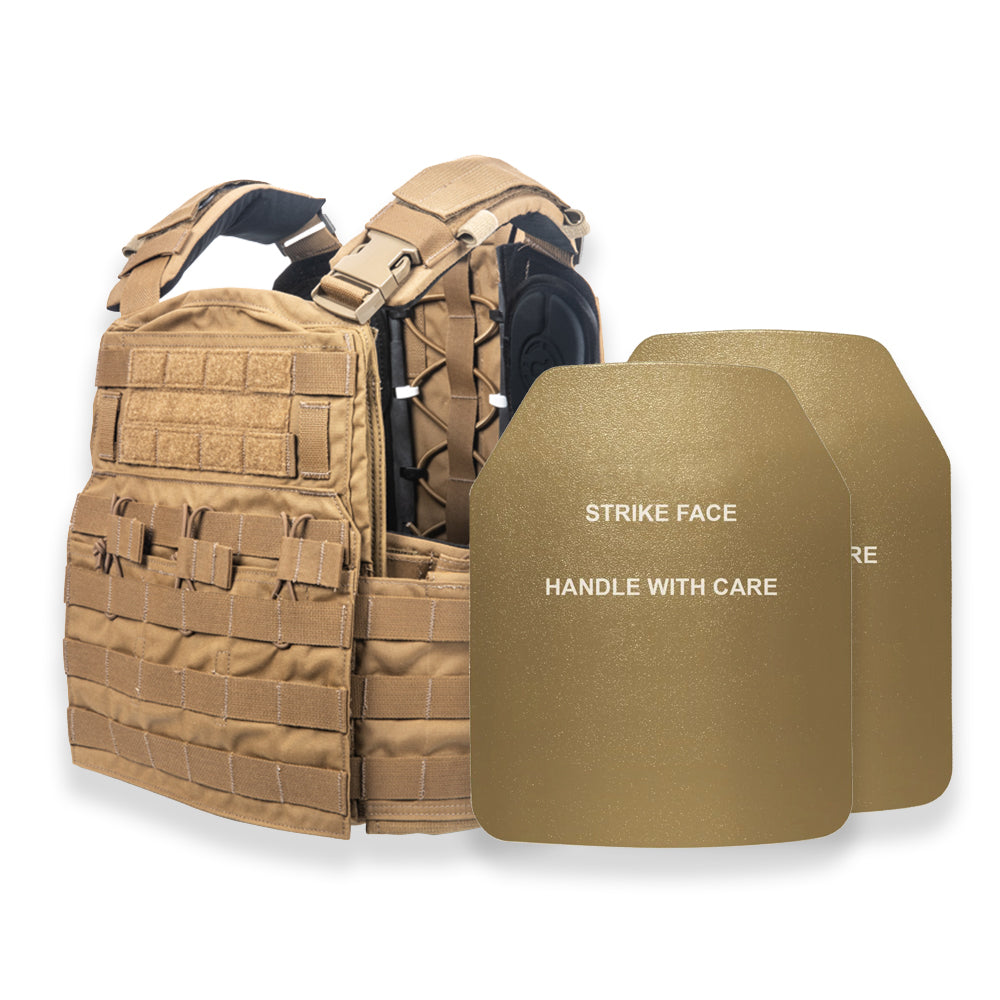 Crye CPC - Cage Plate Carrier w/ Doffing System, Mag, Radio & Admin Pouches (Like-New)