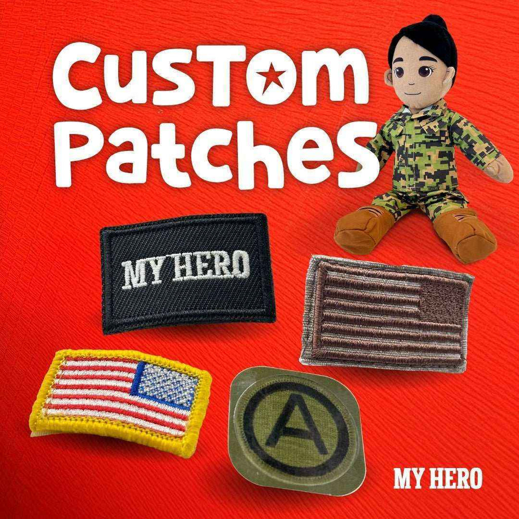 Custom Military Doll Patch Maker | Personalized Velcro Patch