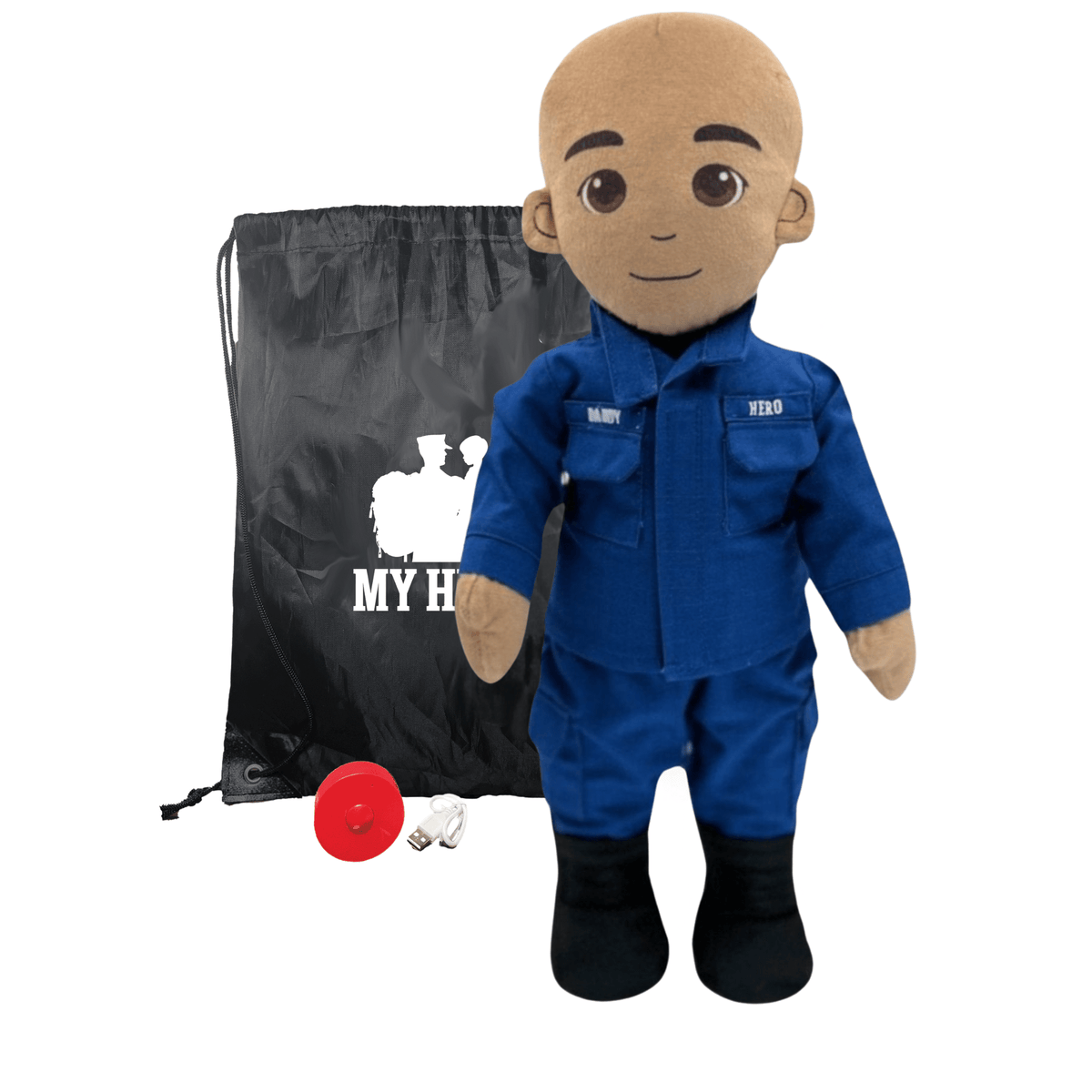 Coast Guard Daddy Doll | Military Doll | Recordable Gift