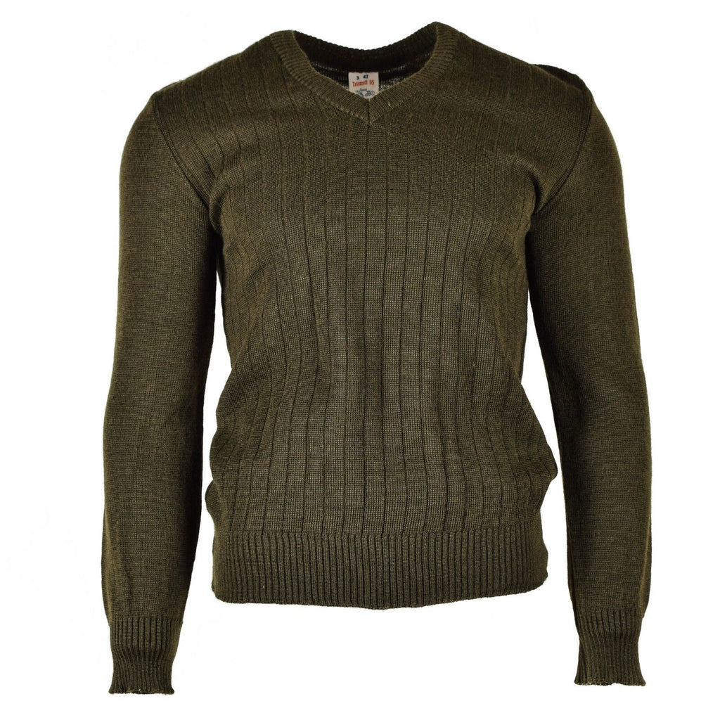 Czech M85 Pullover Sweater - Olive Drab - New Unissued Genuine Military Surplus - CLEARANCE!
