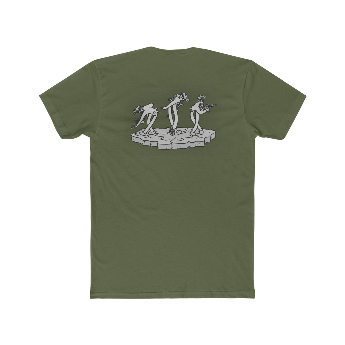 3 Dancing Ghosts (Psyops) - Crew Tee