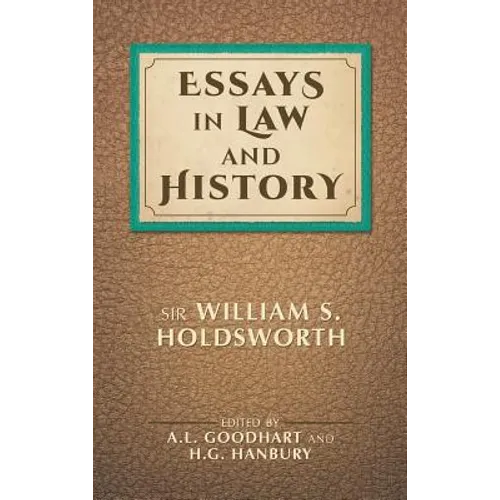 Essays in Law and History