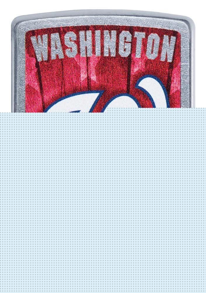 Zippo MLB Washington Nationals Baseball Team, Street Chrome Finish Lighter #29977