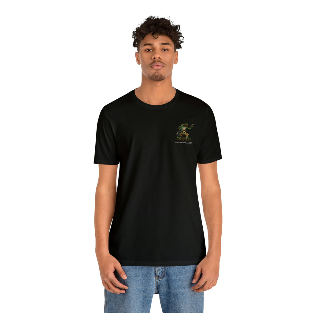 Flippers, Binoculars and Radio Frog - Front Print - Short Sleeve Tee