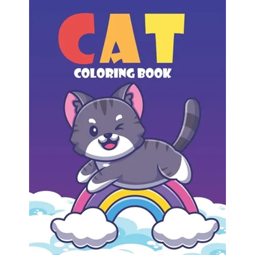 cat coloring book: 30 cat to color, cute cat and kitten coloring book - Paperback