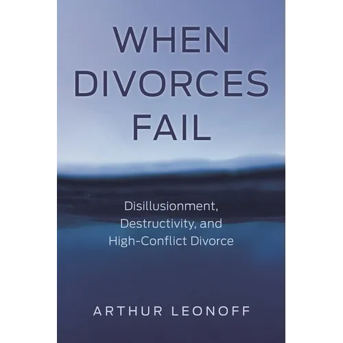 When Divorces Fail: Disillusionment, Destructivity, and High-Conflict Divorce - Paperback
