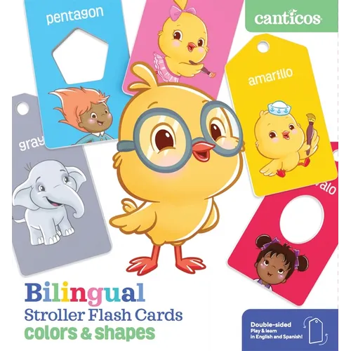 Canticos Bilingual Stroller Flash Cards: Colors & Shapes - Board Book