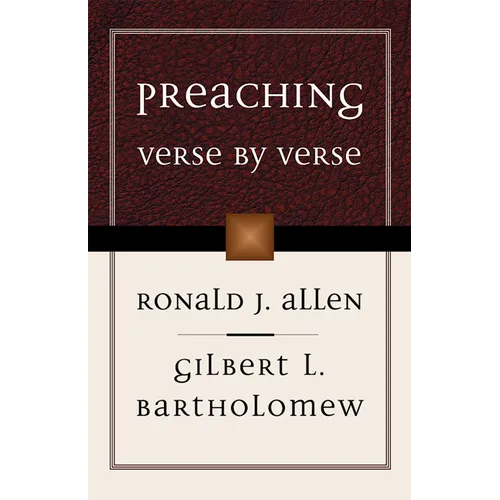 Preaching Verse by Verse - Paperback