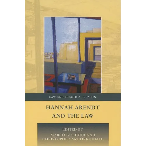 Hannah Arendt and the Law - Paperback