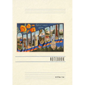 Vintage Lined Notebook Greetings from California - Paperback
