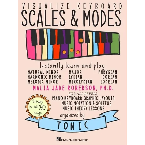 Visualize Keyboard Scales & Modes: Instantly Learn and Play, Designed for All Musicians - Paperback