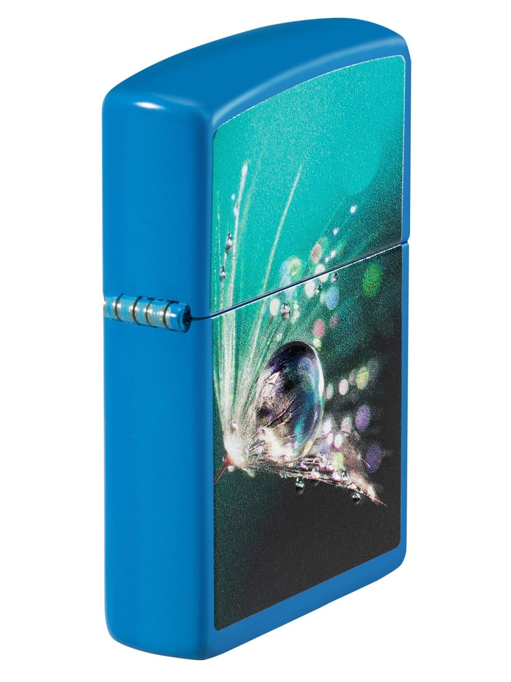 Zippo Fishing Fly Macro Design, Blue Matte Lighter #48864