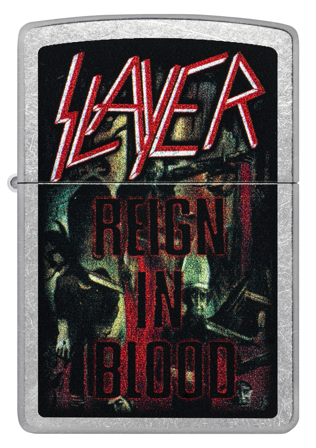 Zippo Slayer Reign In Blood Street Chrome Lighter #47221
