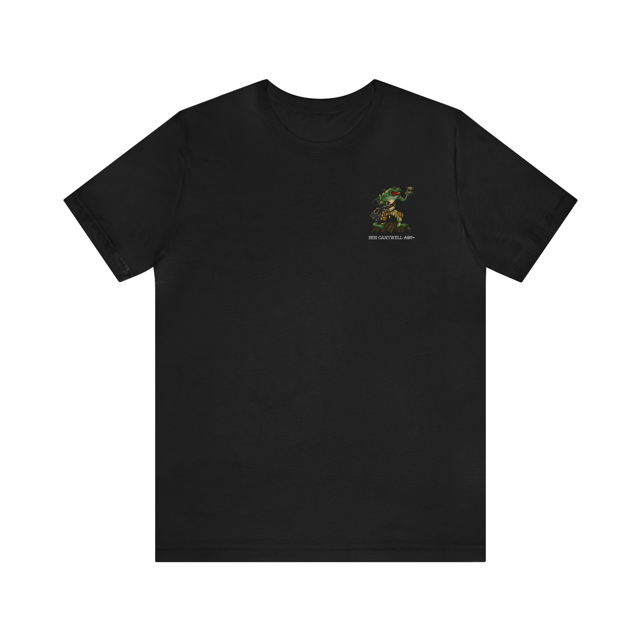 Flippers, Binoculars and Radio Frog - Front Print - Short Sleeve Tee